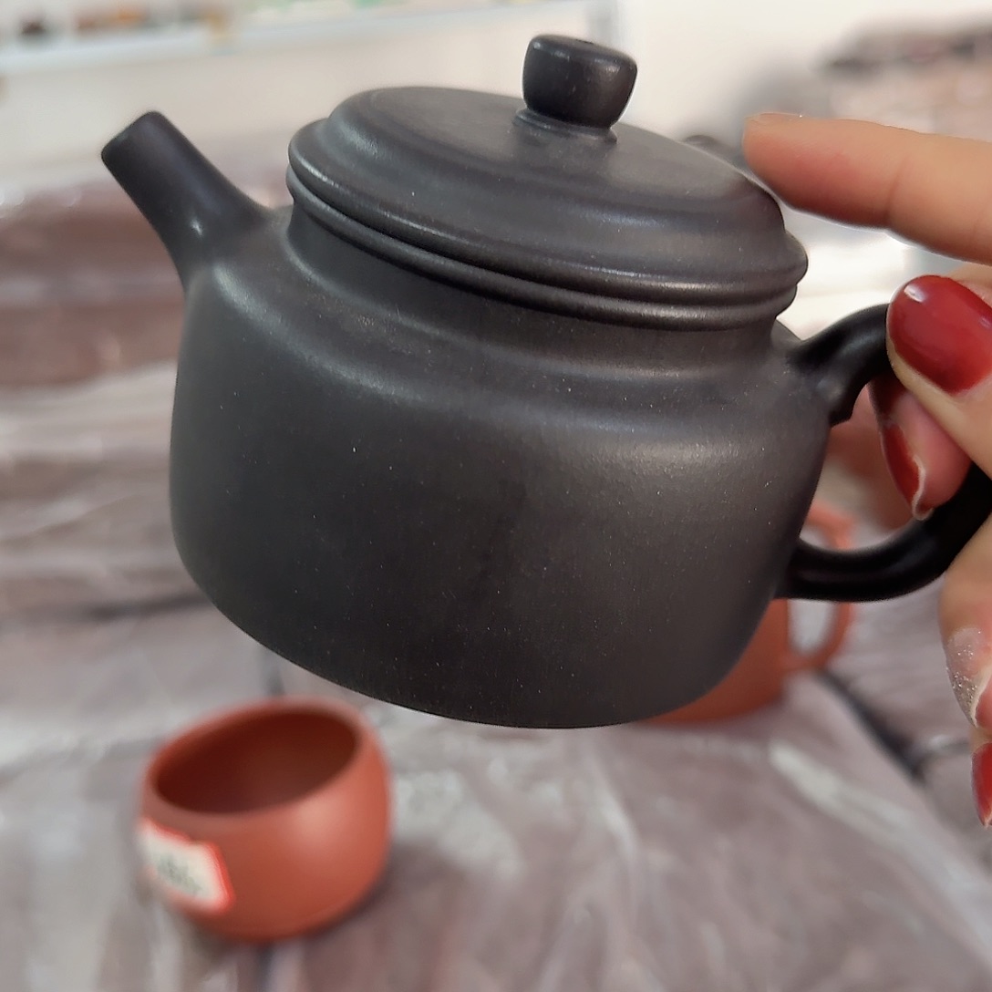 紫砂茶壶黄龙山原矿红皮龙260