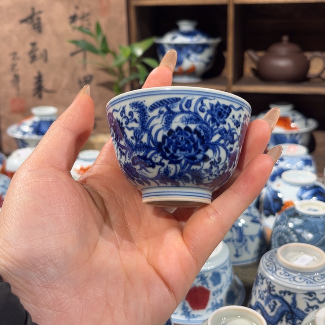 柴窑景德镇陶瓷主人杯