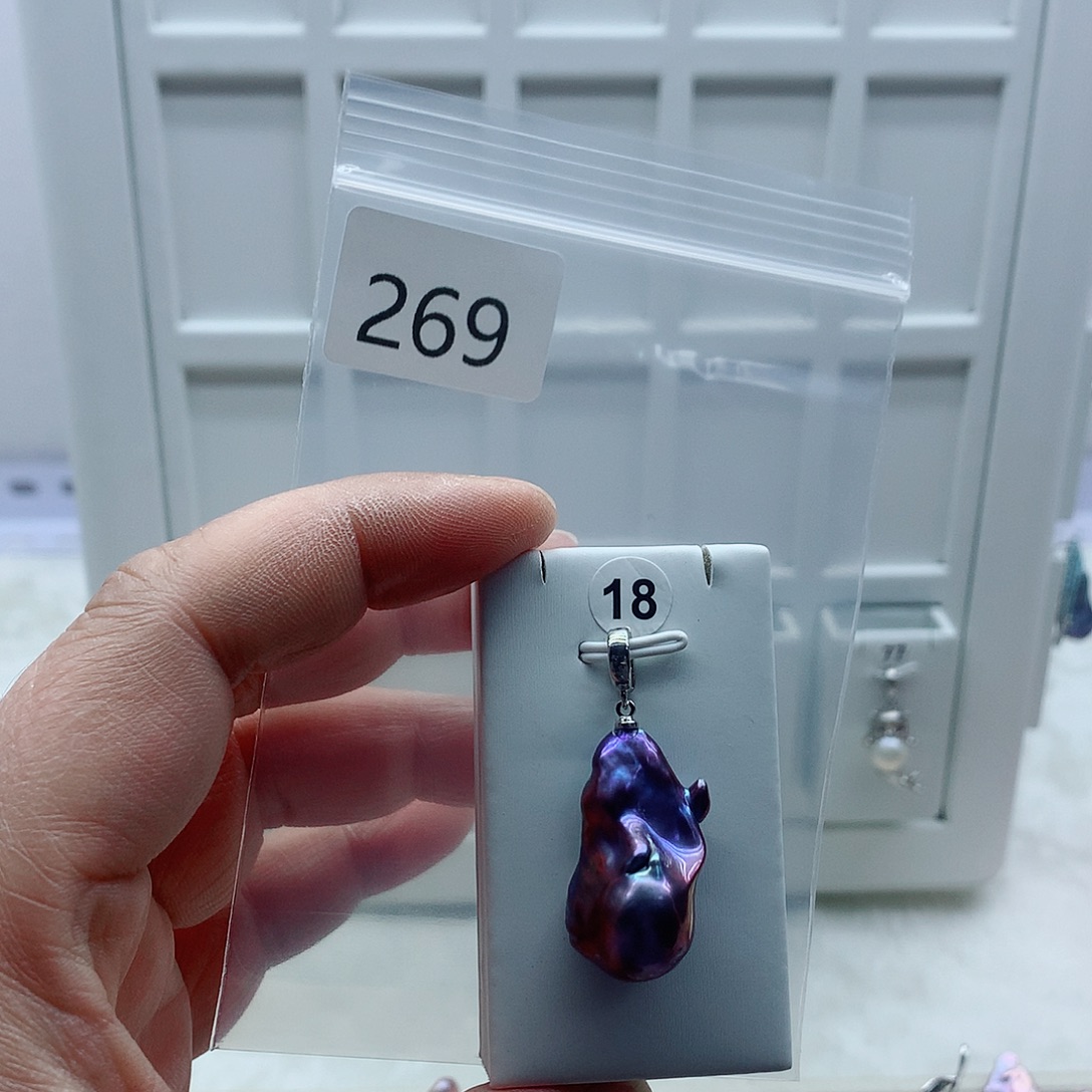 吊坠(不含链)合金淡水珍珠