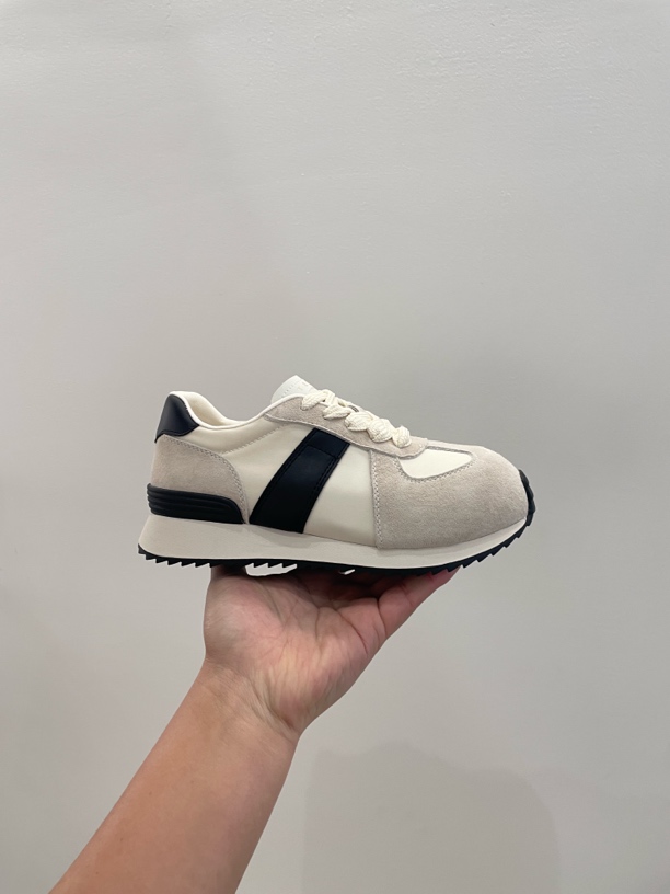 【广州鞋】TD新款休闲系带时尚休闲鞋厚底透气潮鞋阿甘鞋