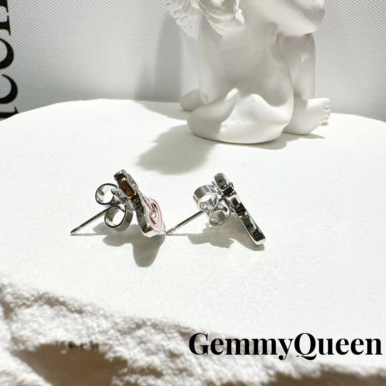 铜合金合成锆石耳饰 GemmyQueen高定耳环GQ01144