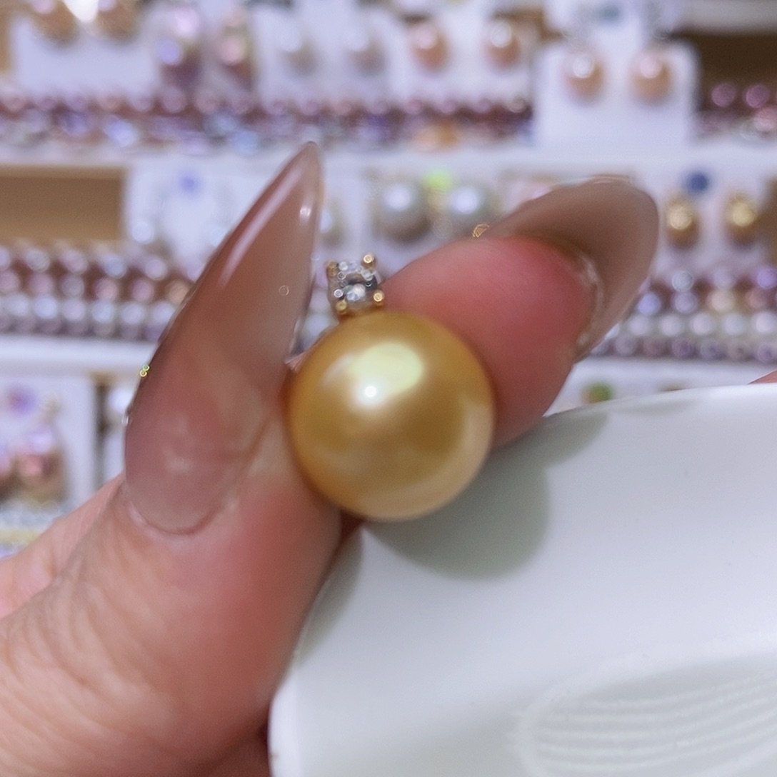 淡水珍珠颈饰银S925镶嵌小*子