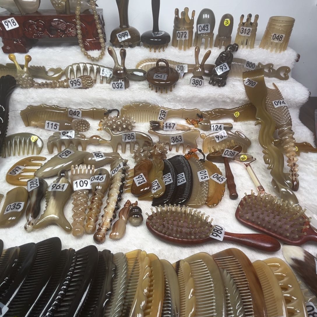 拥****牛角牛角梳牛角福利款