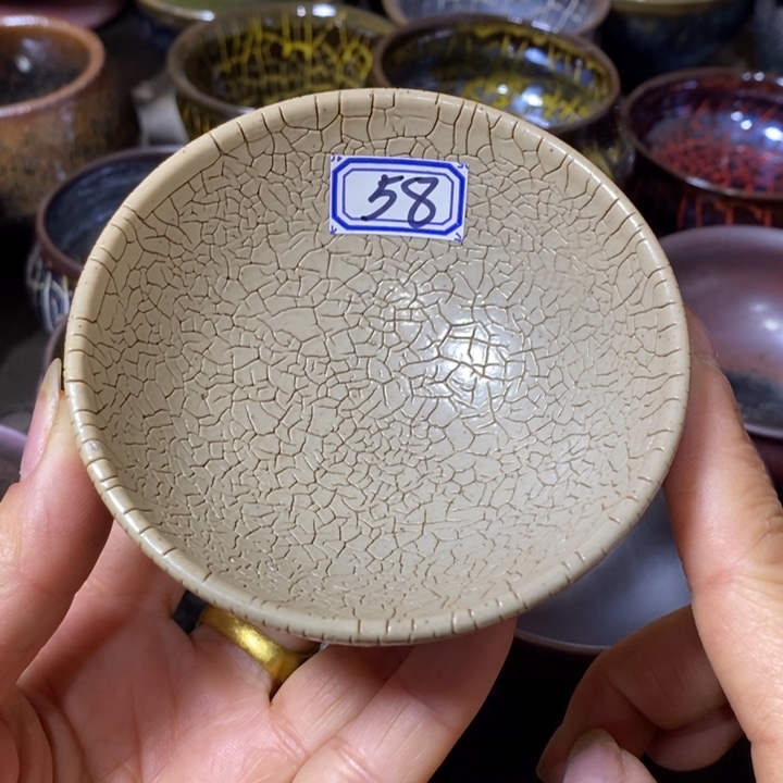 茶盏建阳建盏微瑕柴烧