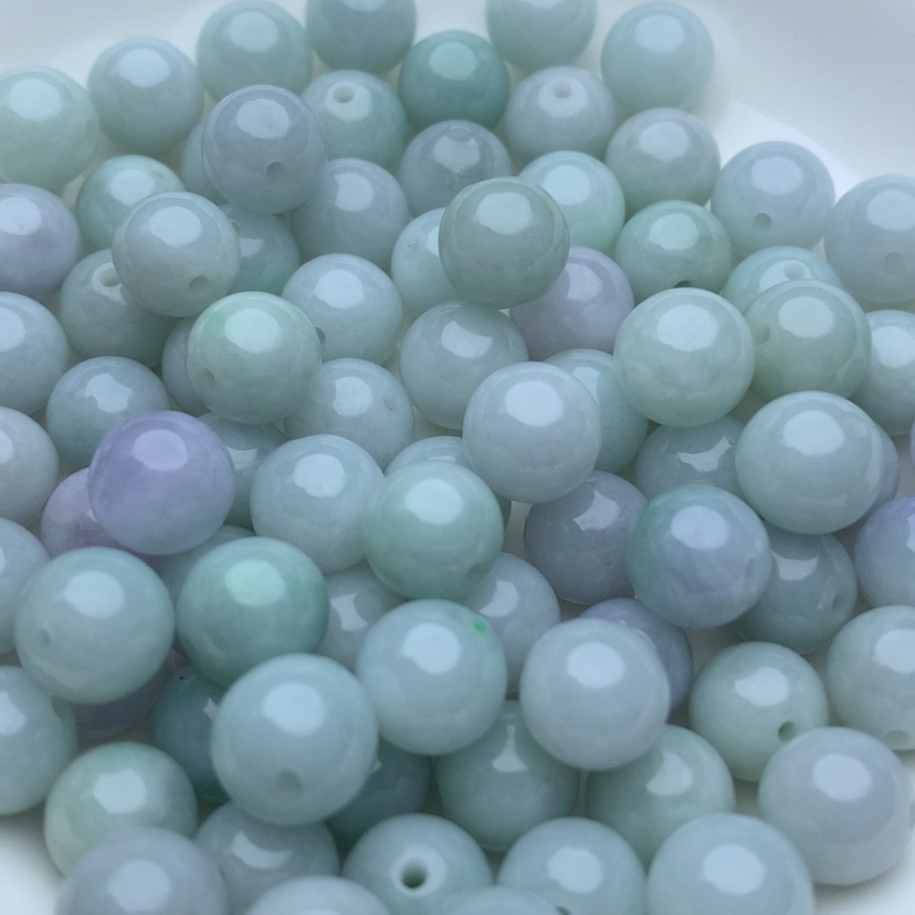 【闪购商品】翡翠手链未镶嵌卡9冰珠子20颗