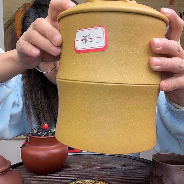 紫砂茶杯原矿紫砂杯