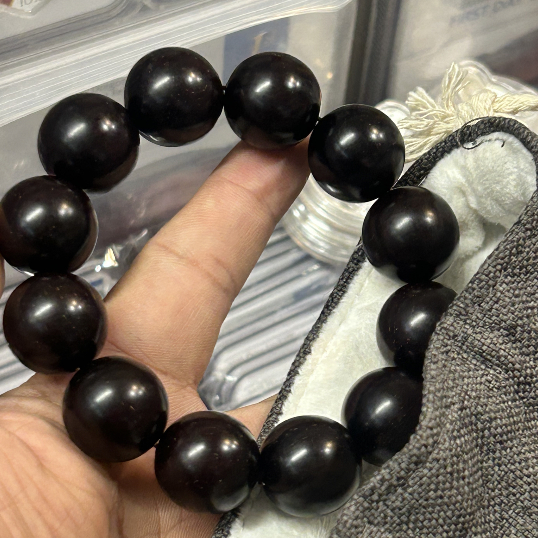 小叶紫檀 手串赔袋子