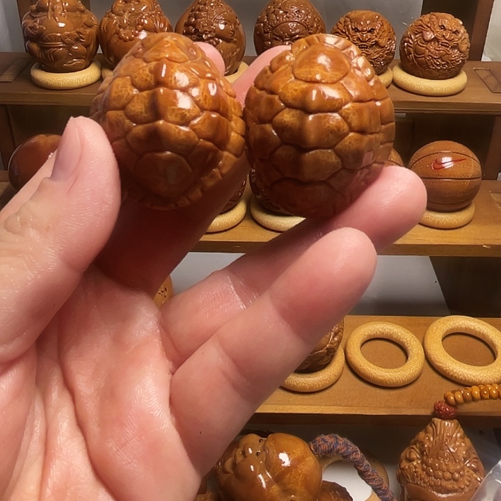 正***午橄榄核手串/手链3.7龟甲福利款