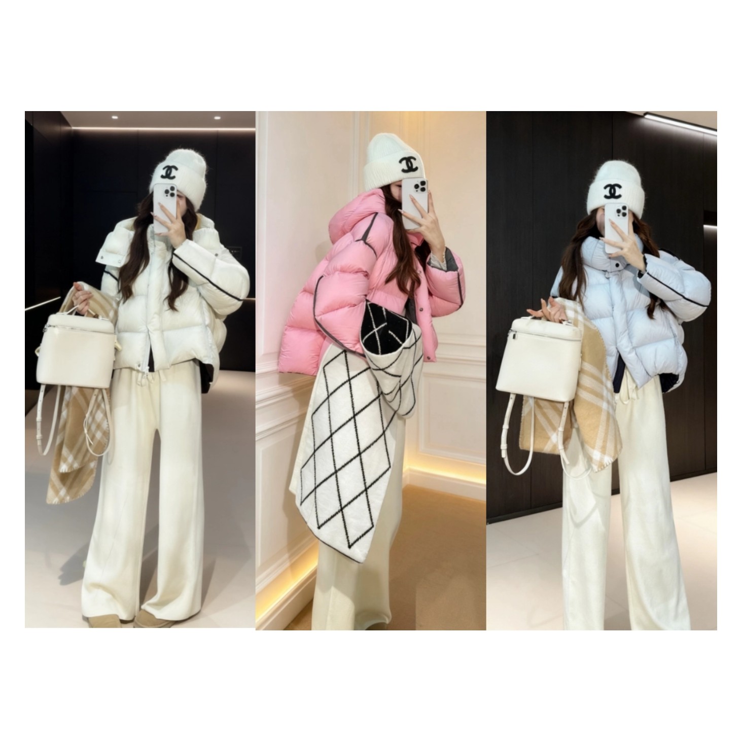 冰岛恋歌·白鸭绒云朵泡芙零压感宽松显瘦龟背BF风羽绒服 7261