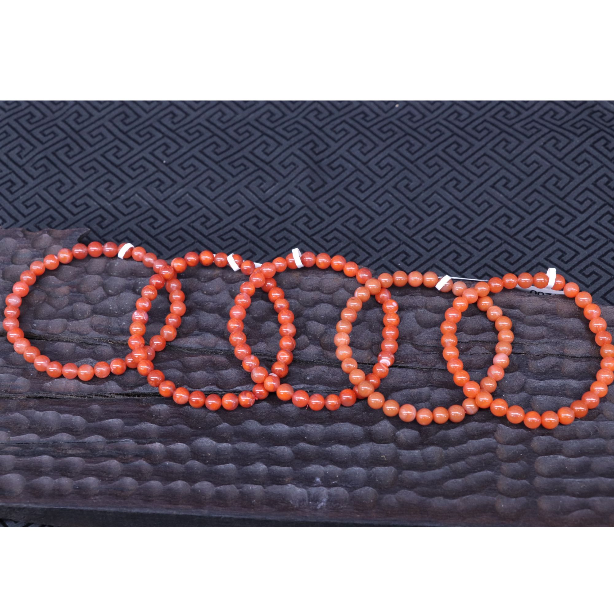 原矿无优化天然南红冷水河单圈5mm左右随机发一件有纹慎拍