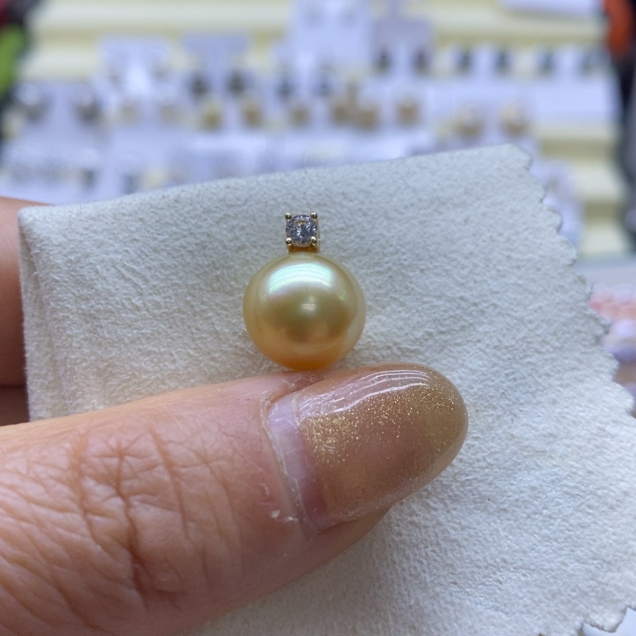 【闪购商品】海水珍珠颈饰银S925镶嵌