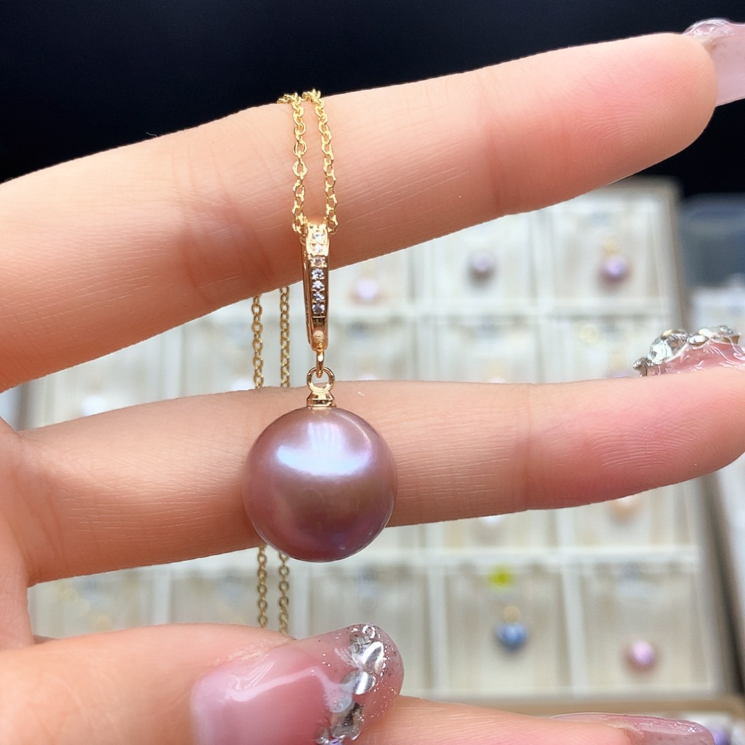 淡水珍珠颈饰合金