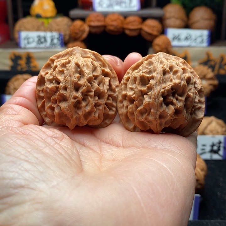 文玩核桃把件苹果圆