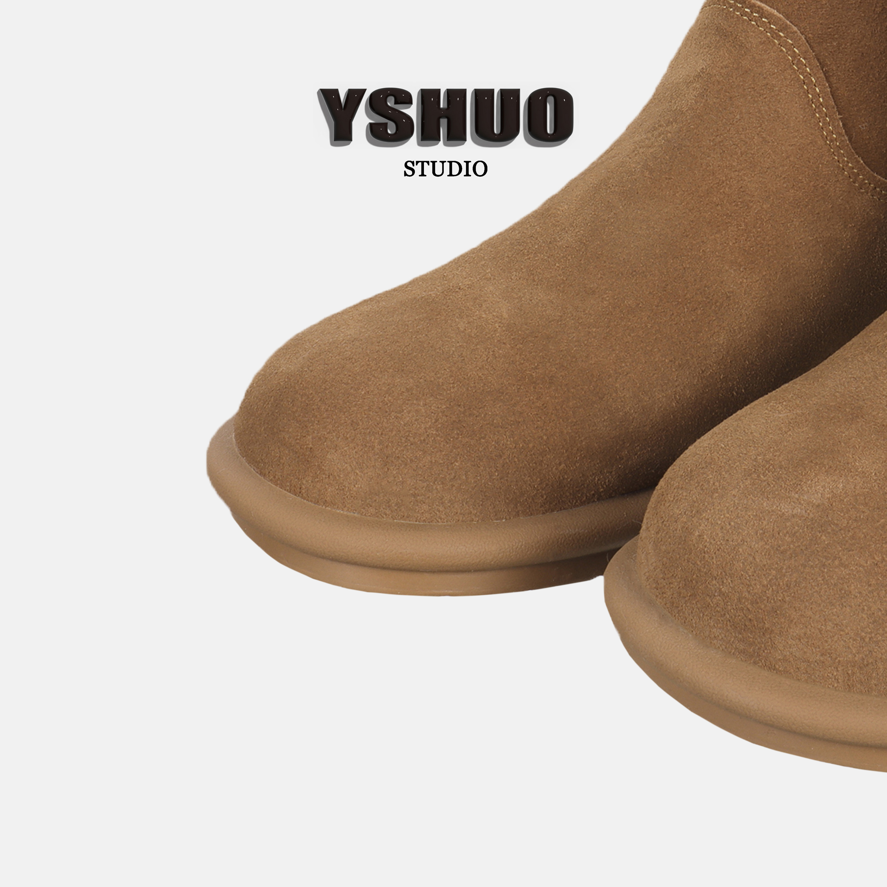 YSHUO【深冬暖炉】冬日加绒加厚保暖雪地鞋中筒百搭防滑鞋XZ888-1