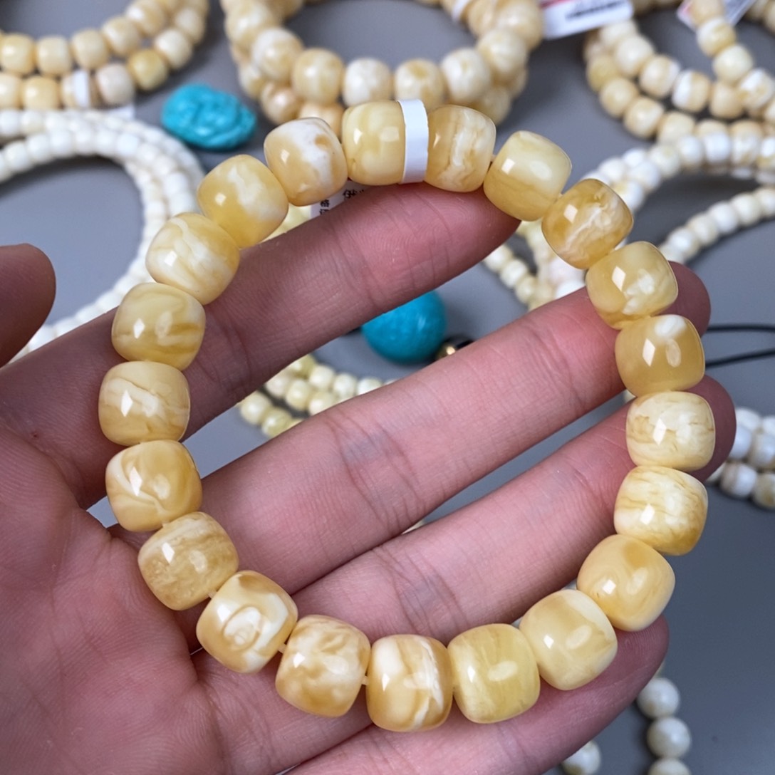 琥珀珠宝奇石未镶嵌11mm