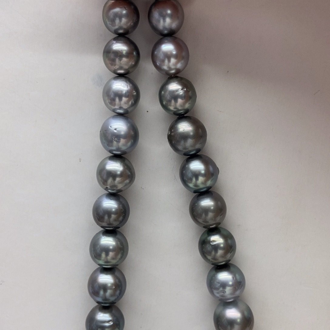 海水珍珠项链银S925镶嵌