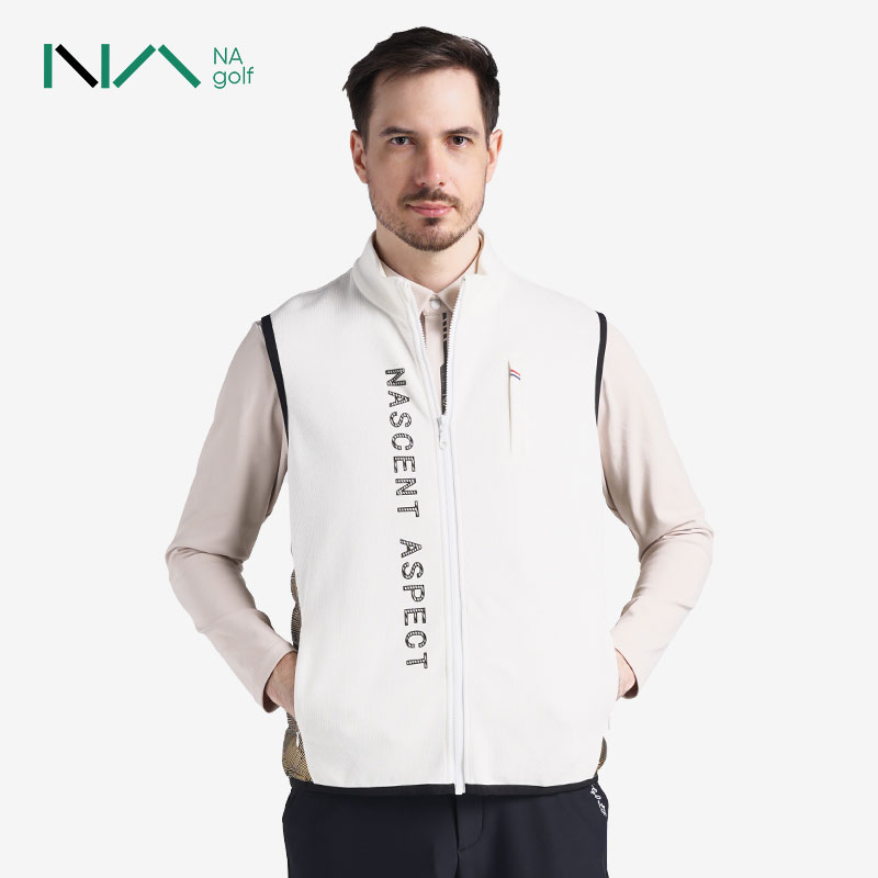 NAgolf高尔夫服装时尚舒适户外男士外套休闲马甲