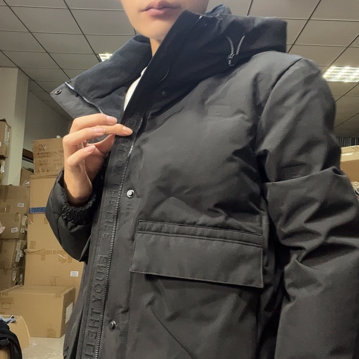 黑色男士鸭自己备注尺码