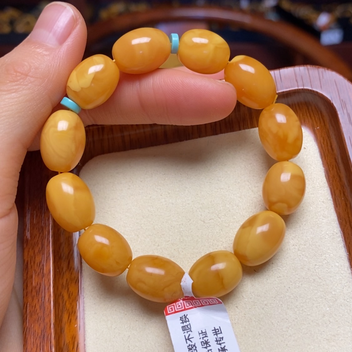 【闪购商品】蜜蜡手链未镶嵌手串