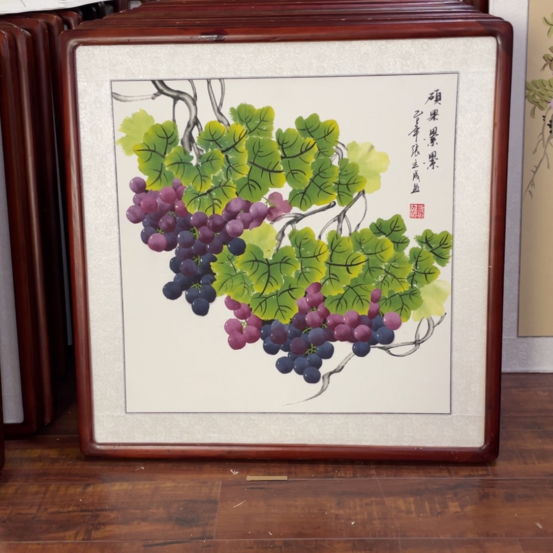 国画带框尺寸63*63厘米