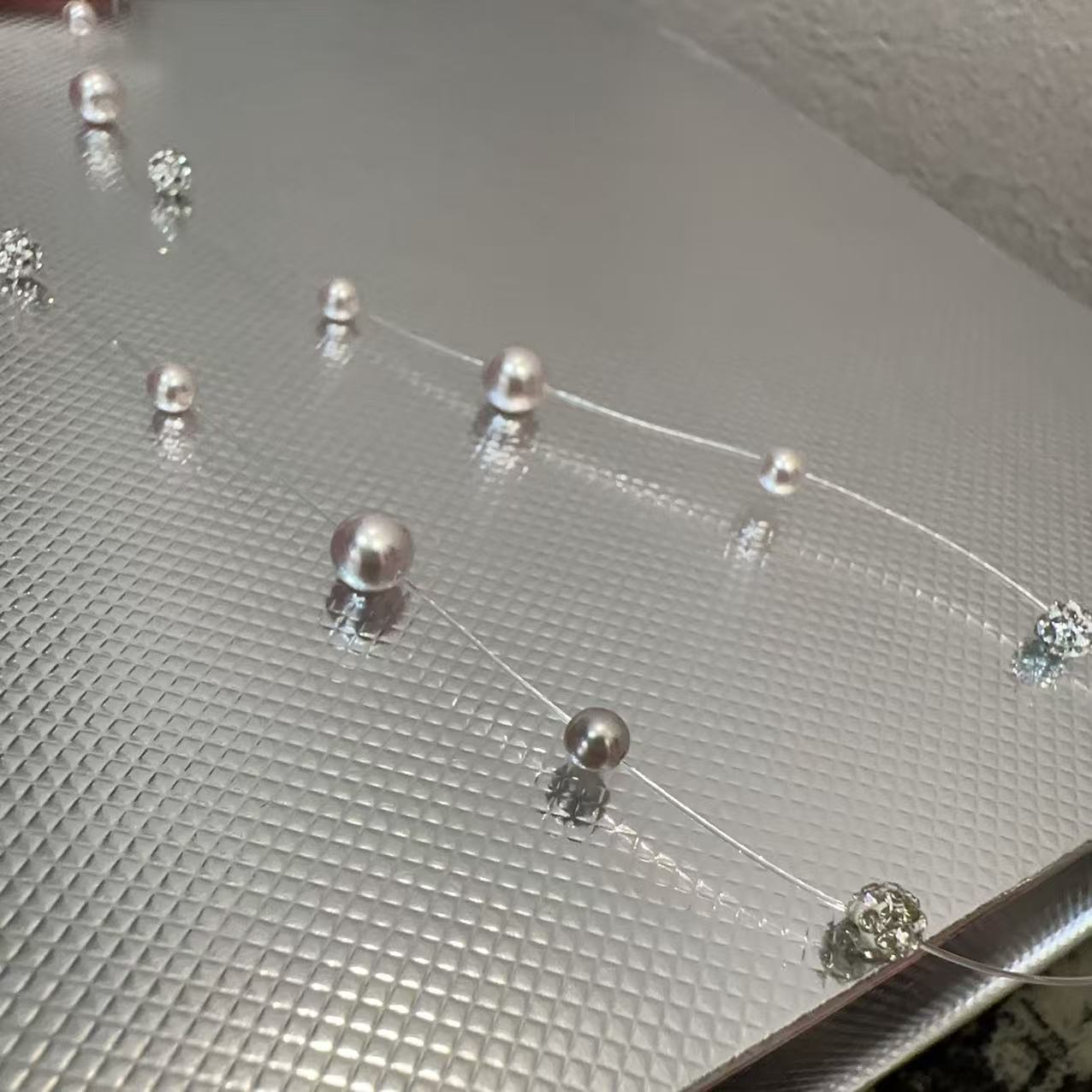 铜合金项链 东大门时尚珠珠项链X0089