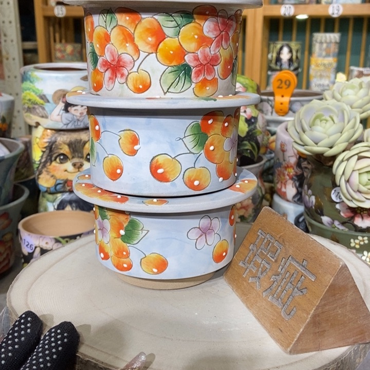 红陶景德镇艺术手绘作品