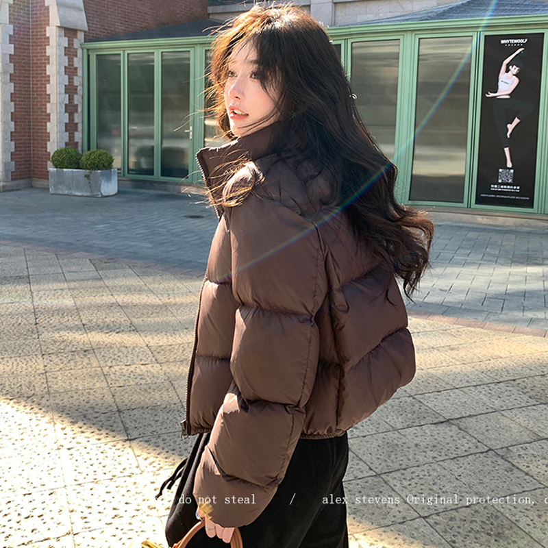 LEIYU短款三防加厚新款服女立领小个子面包服欧美ins外套
