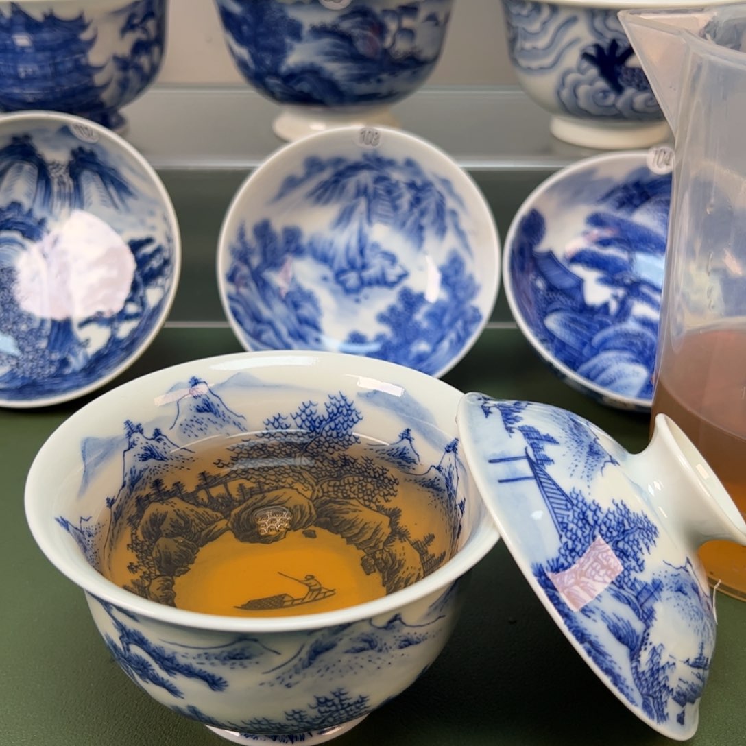 杯木木景德镇纯手绘茶具35