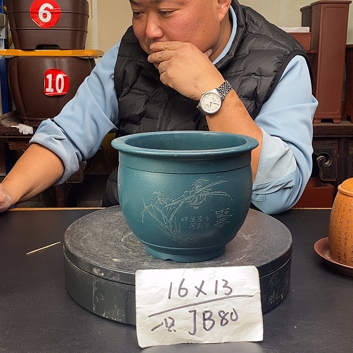 花盆紫砂货号一只JB80