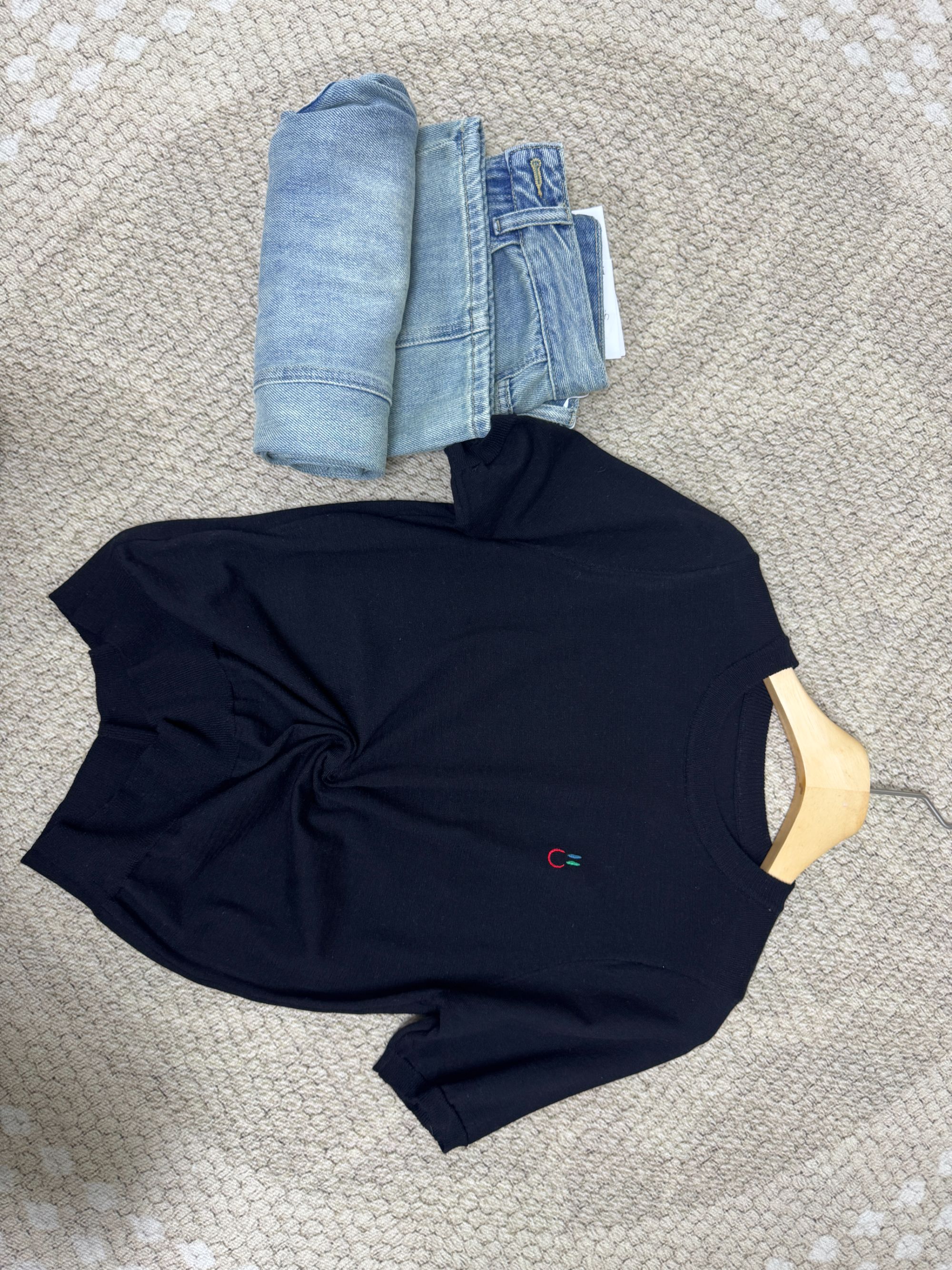 A-12 2A 115夏季新品女款卡通笑脸T 黑色