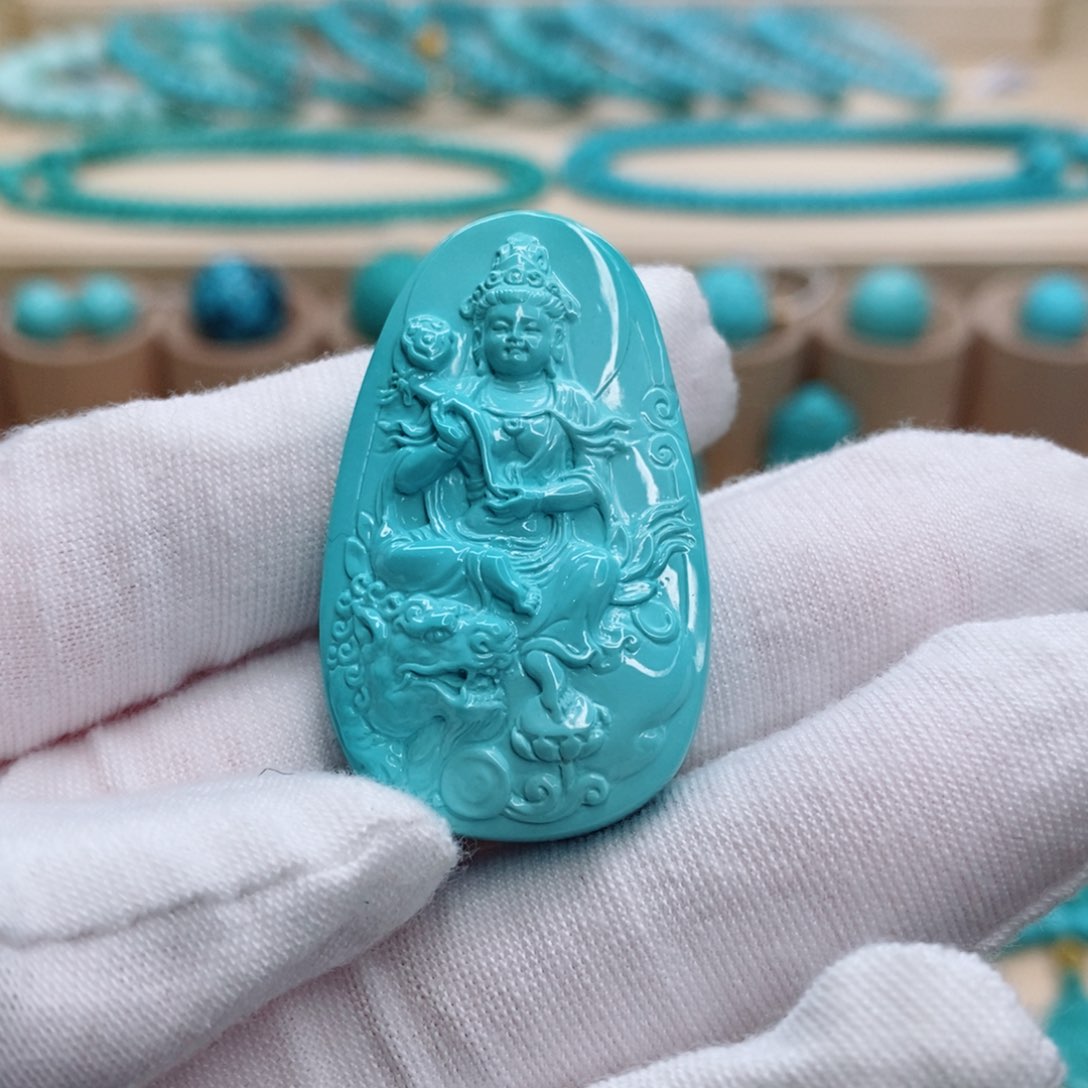 绿松石珠宝奇石未镶嵌