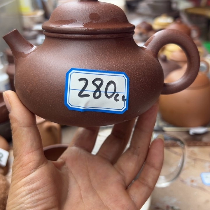 茶壶紫砂紫泥半手280
