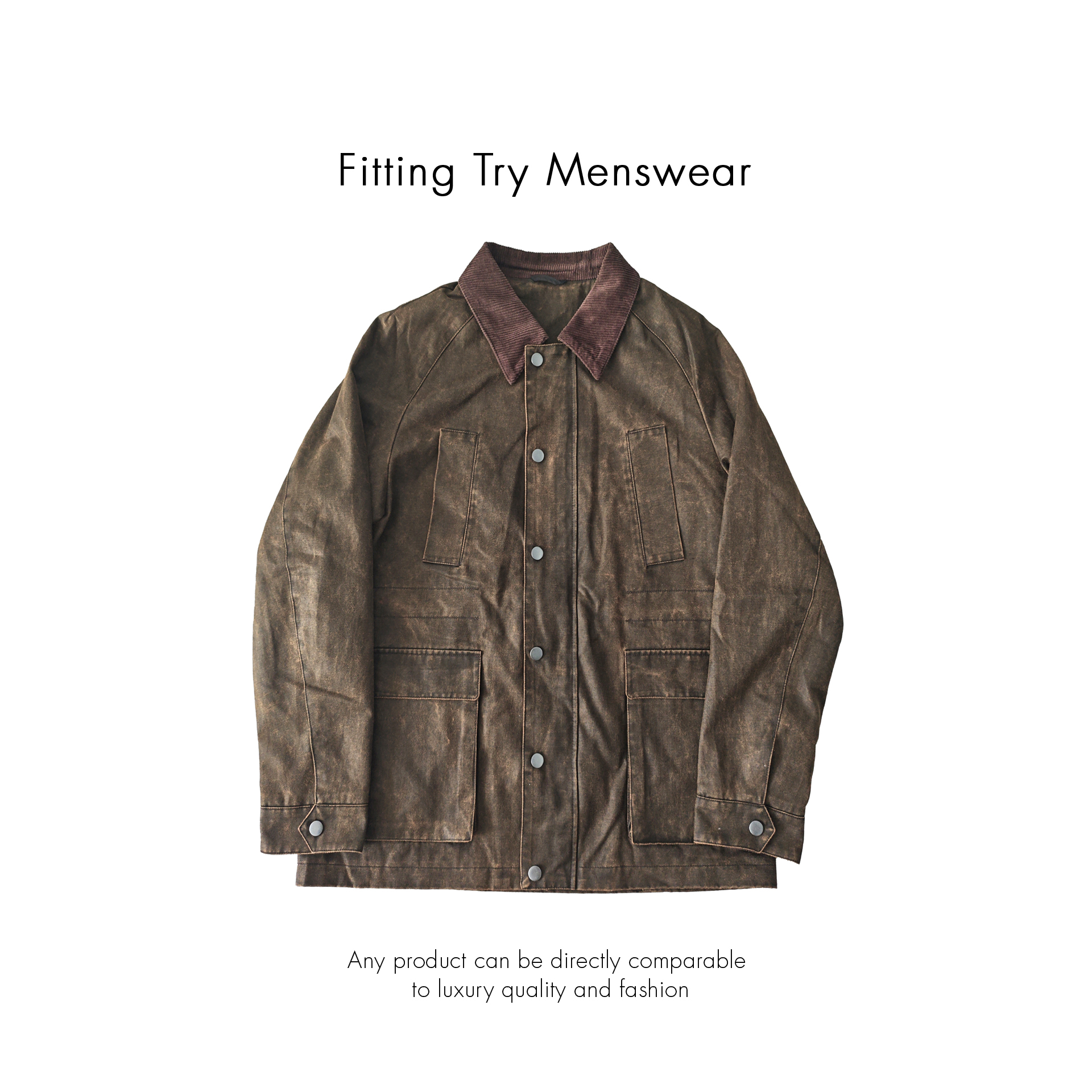 “弹壳”野战麂皮绒Ashby做旧模拟脱蜡防雨男女夹克