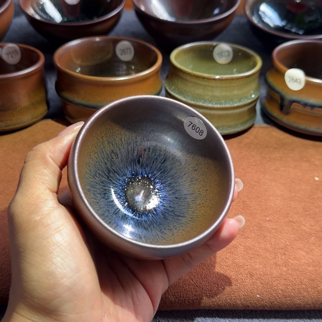 茶盏7680 秋罗龙窑柴烧手工茶盏传统原矿