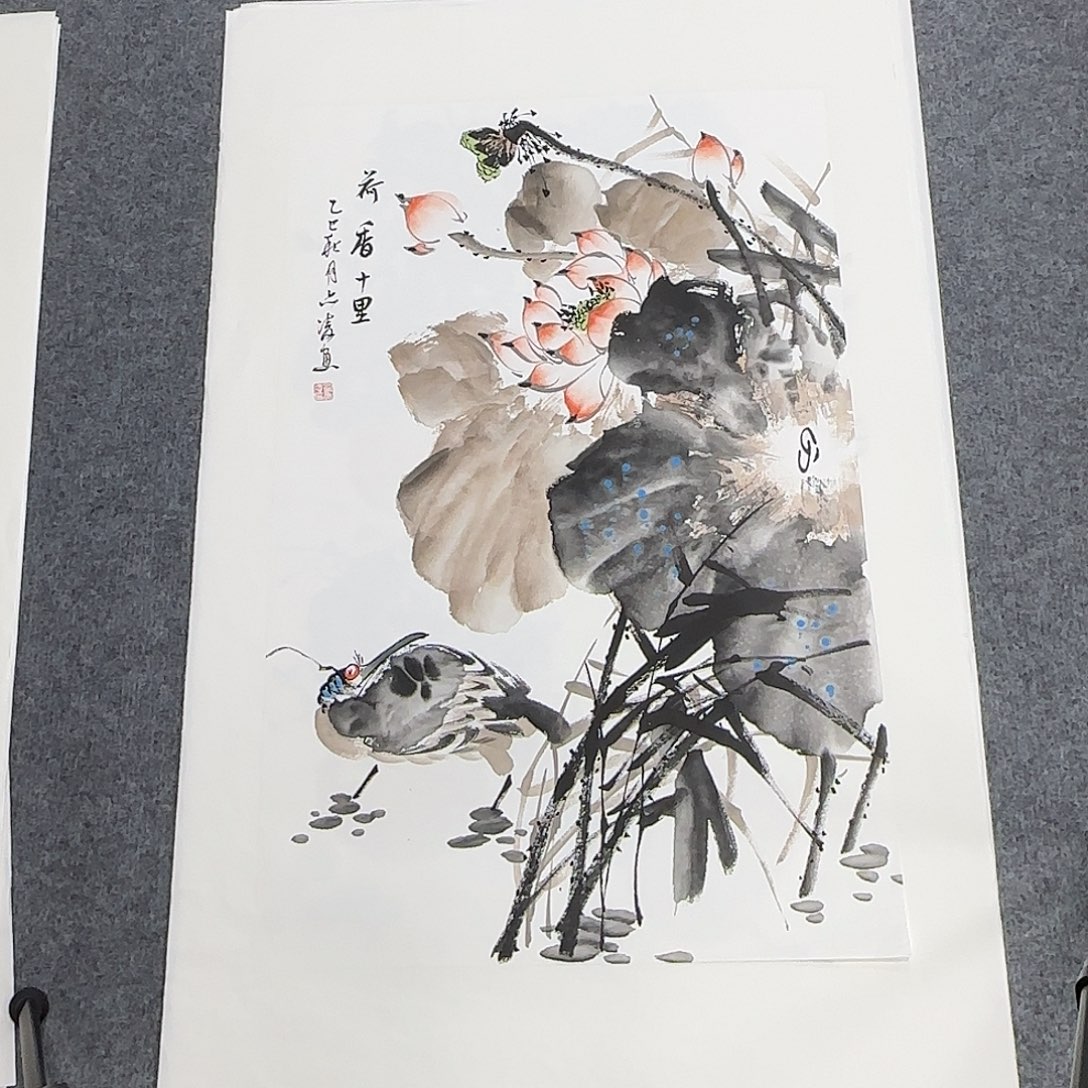 国画68*45纯手绘刘亦凌