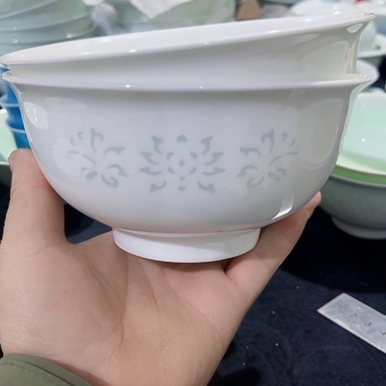 景德镇瓷器精品玲珑面碗2个