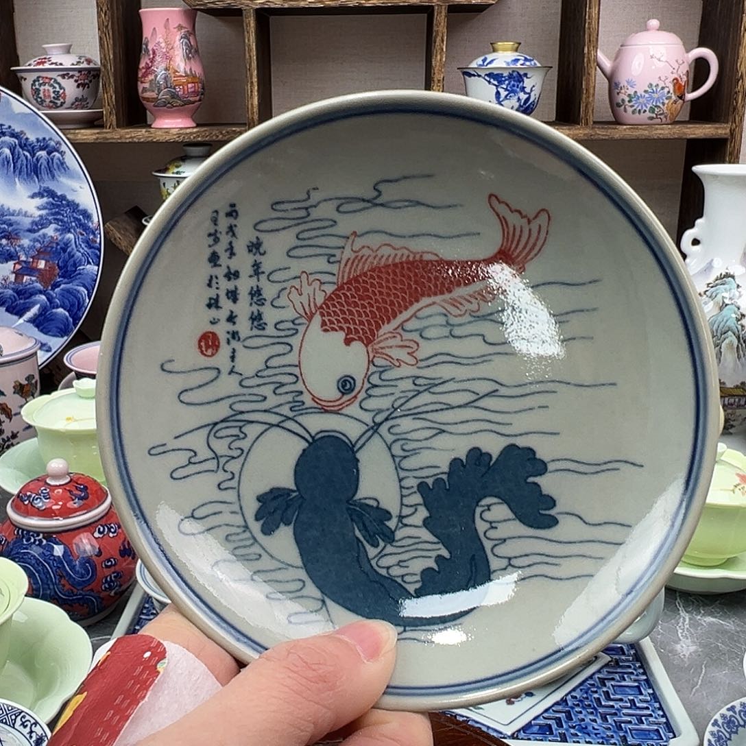 陶瓷摆件景德镇陶瓷567老厂瓷55