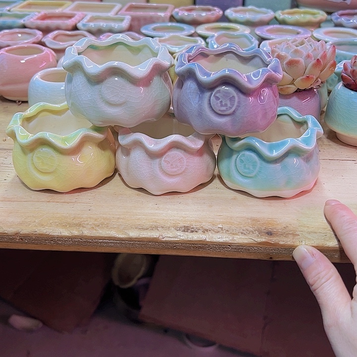 陶瓷花盆当场凑满12包邮