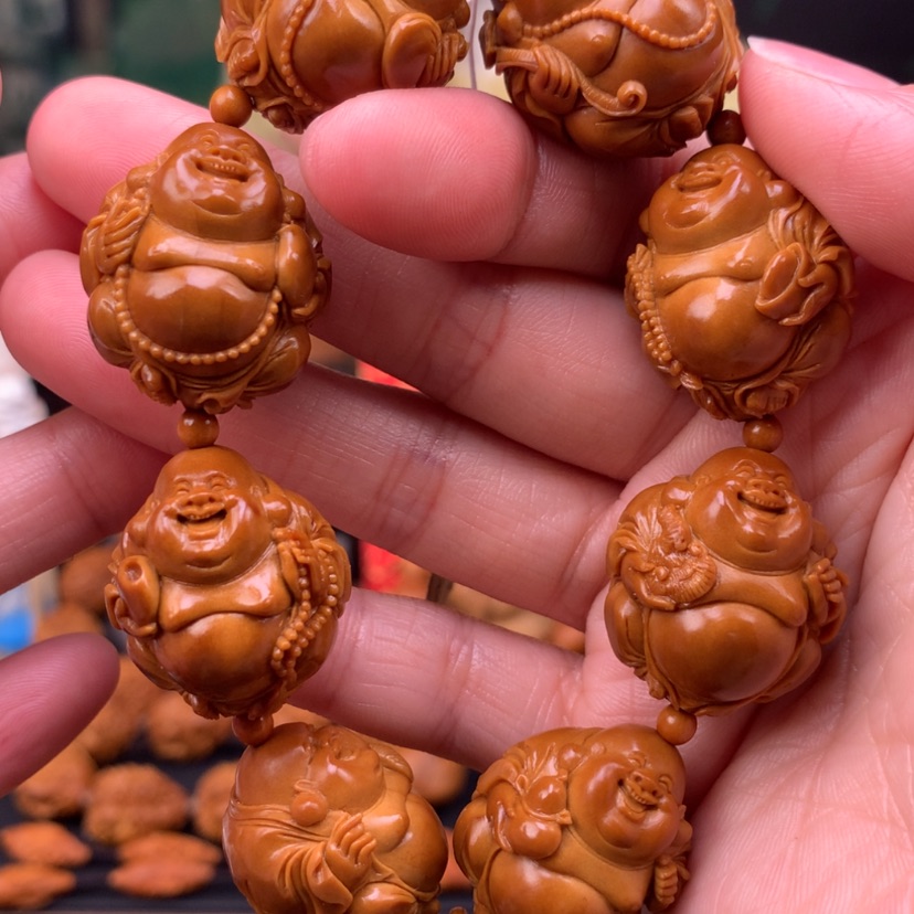 【闪购商品】橄榄核手串/手链八宝弥勒