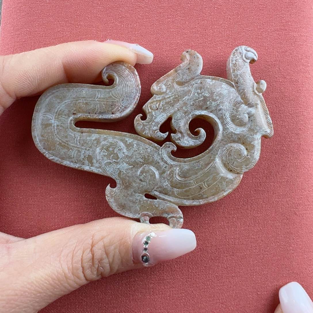 和田玉挂件未镶嵌洪*