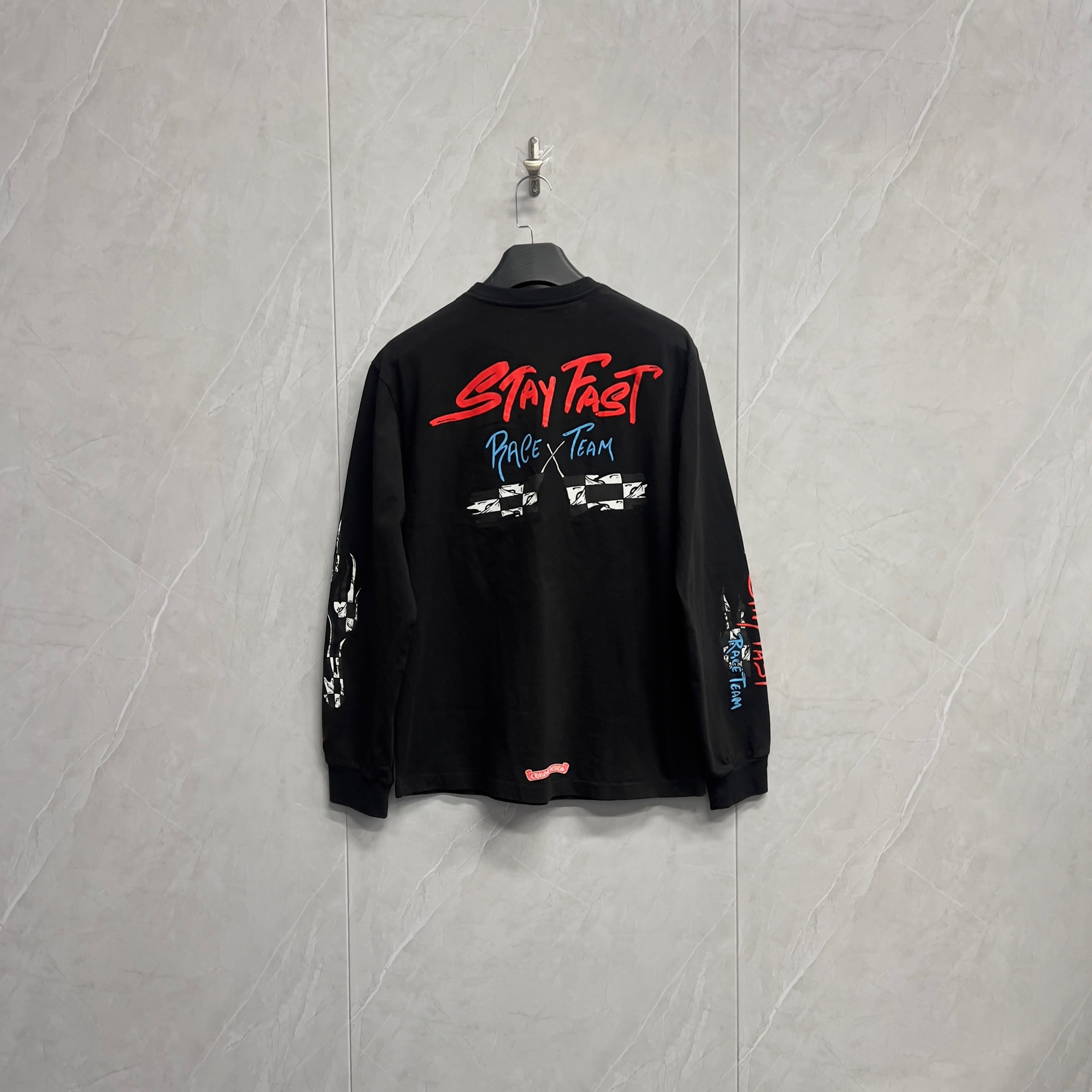 全新未使用 Chrome Hearts/克罗心 Matty涂鸦Logo长袖/W0509/L码