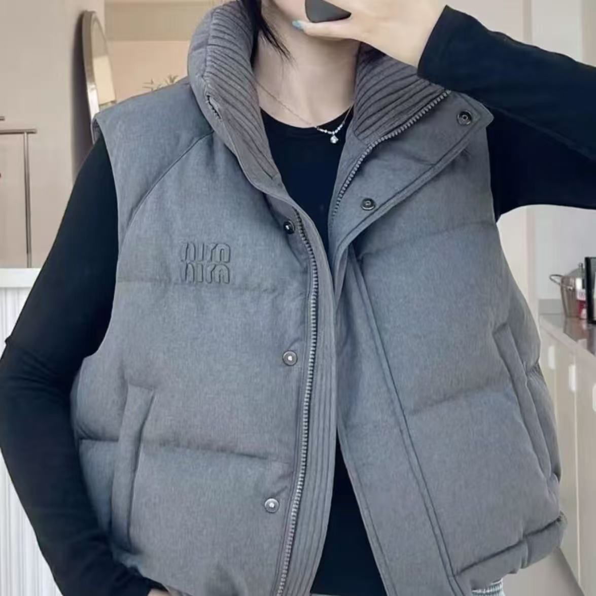 女秋冬羽绒马甲立领时尚百搭8583038