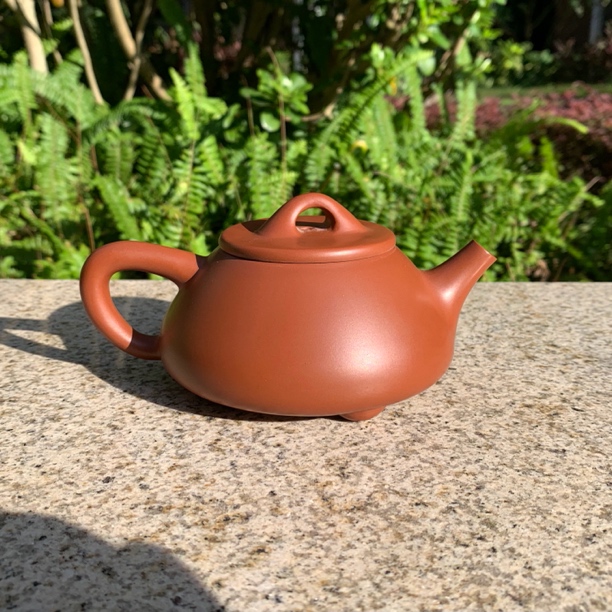 钦州泥兴陶壶全手工复烧钦州红石瓢壶中式泡茶壶茶具茶杯250毫升
