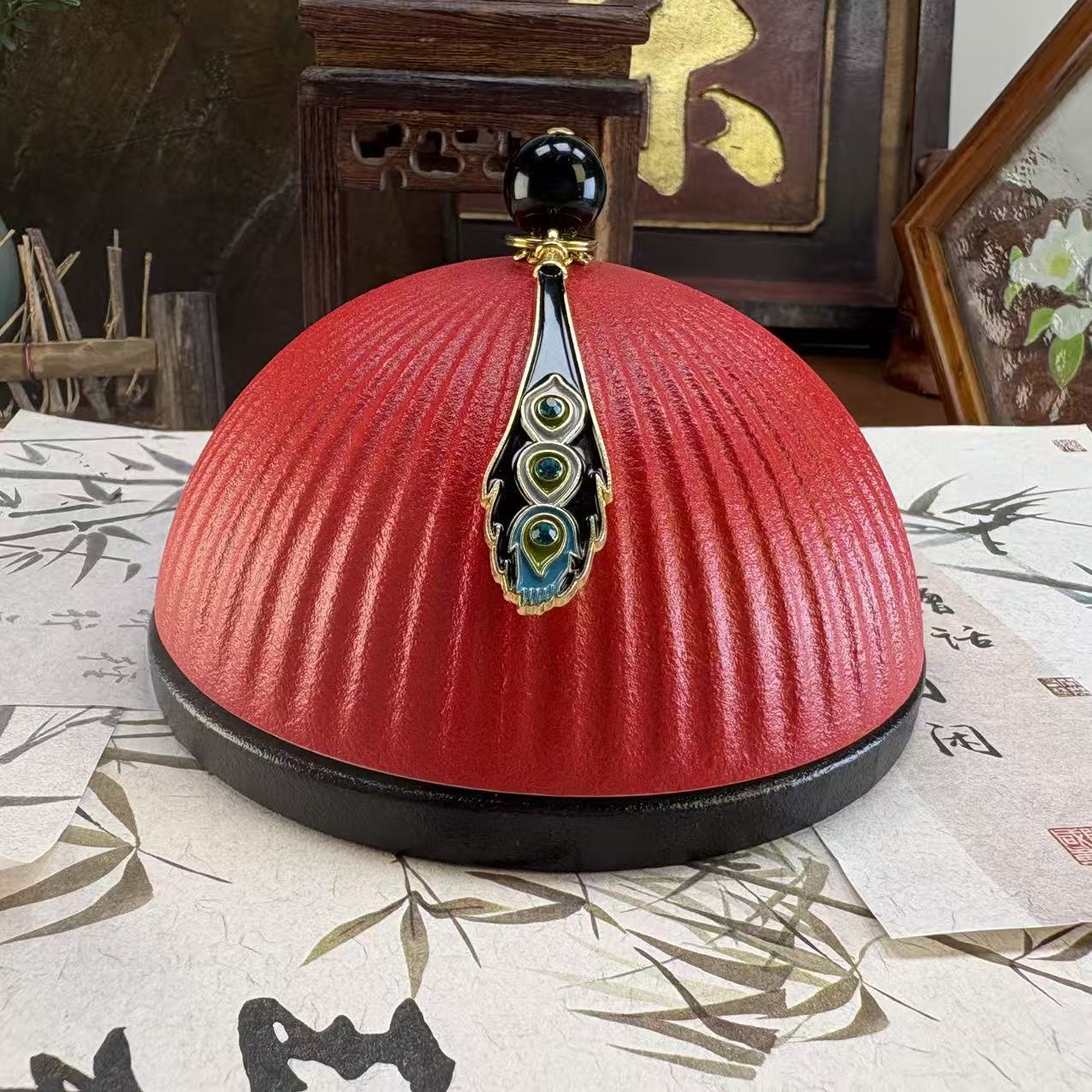 官帽红烟灰缸-0048-直播专享