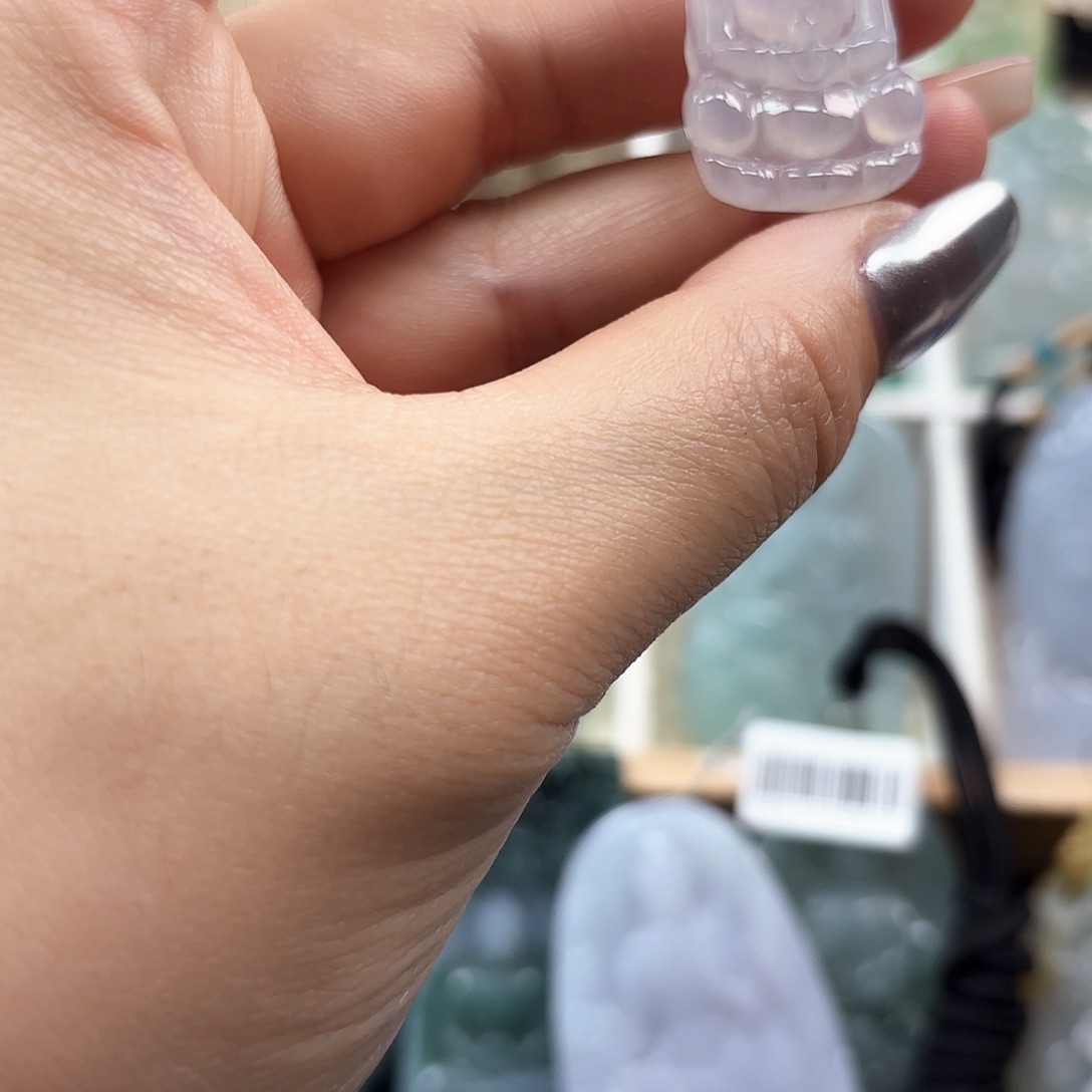 翡翠颈饰18K金镶嵌观音