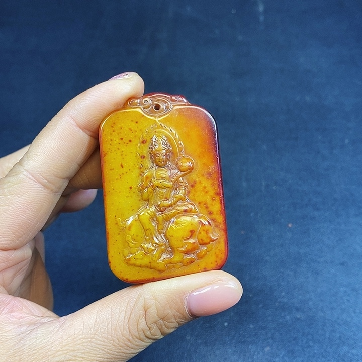 白玉菩提把件精选