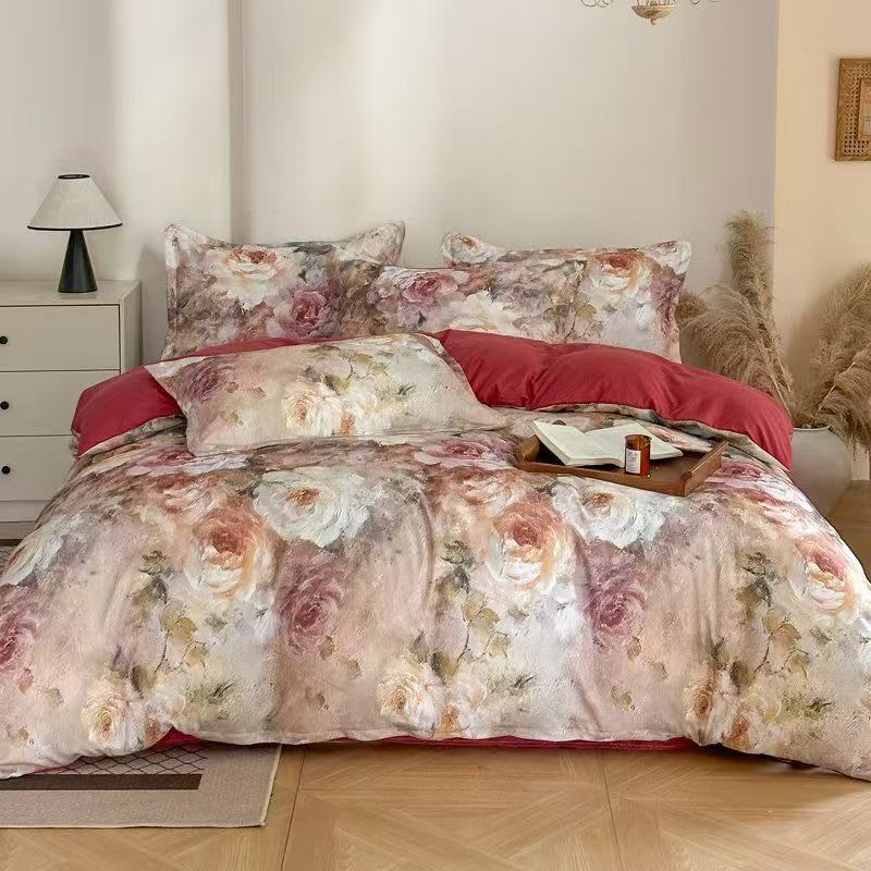 【试睡30天】中式轻奢床品活性调染款四件套