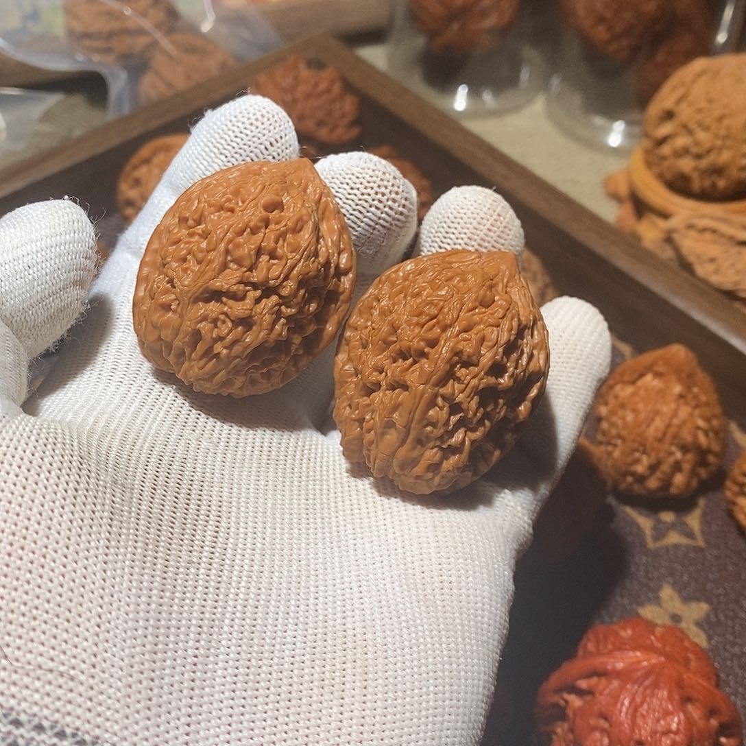把件文玩核桃蒜头35