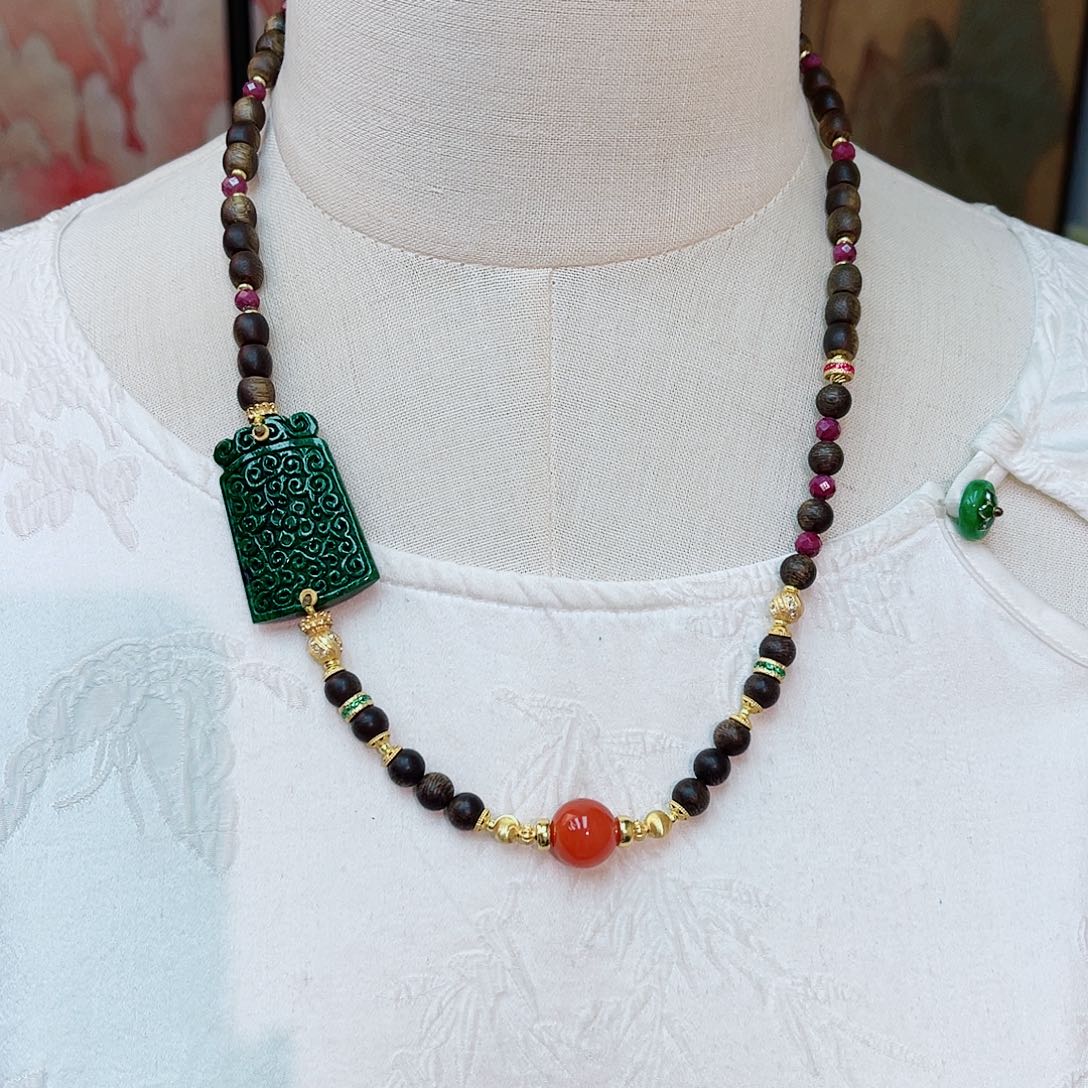 颈饰合金翡翠48小时鉴赏期1