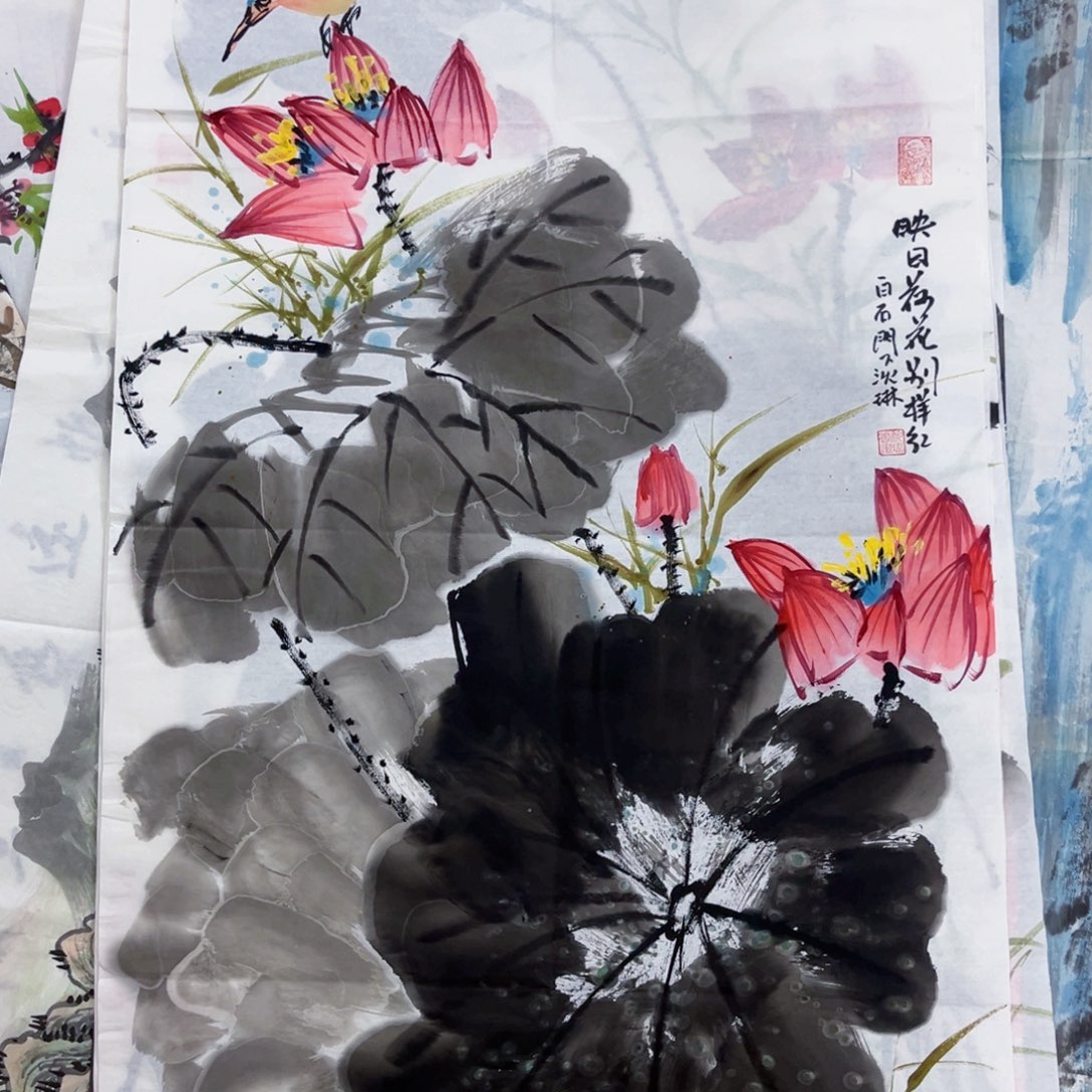 国画绘画沈老师作品100.50